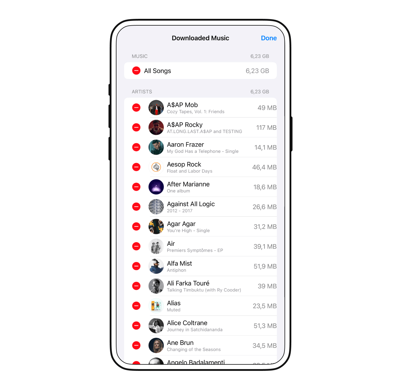 Как удалить кэш Apple Music на iPhone